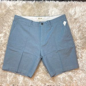 Goodthreads Men Oxford Comfort Stretch Canvas Moonlight Blue Shorts Size 36W